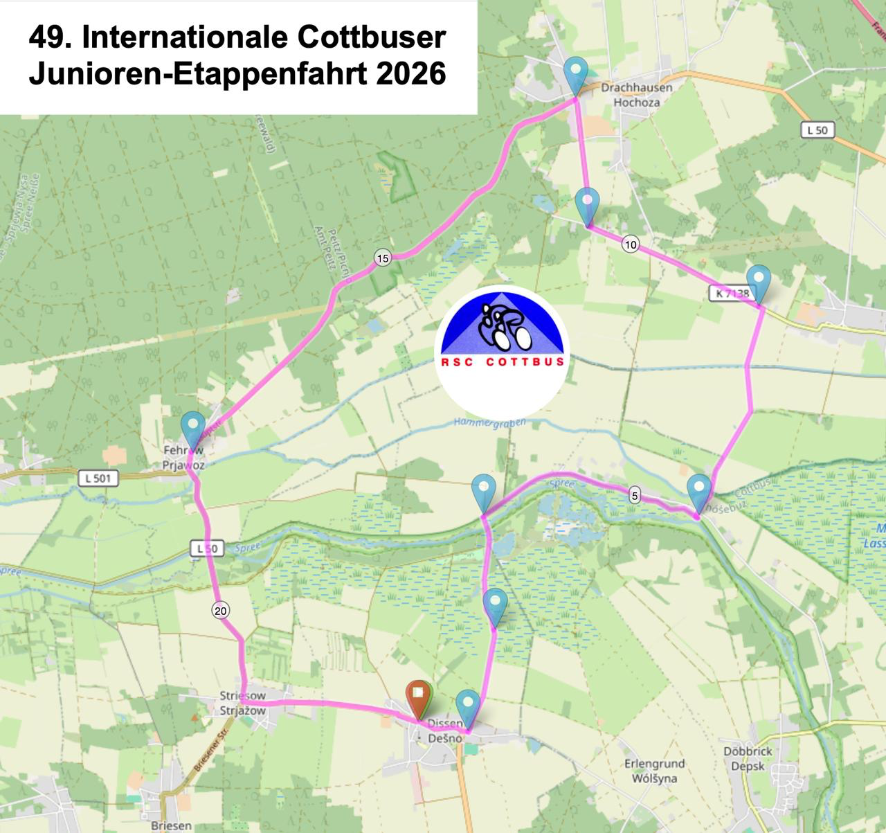 Gesperrte Rund um Dissen